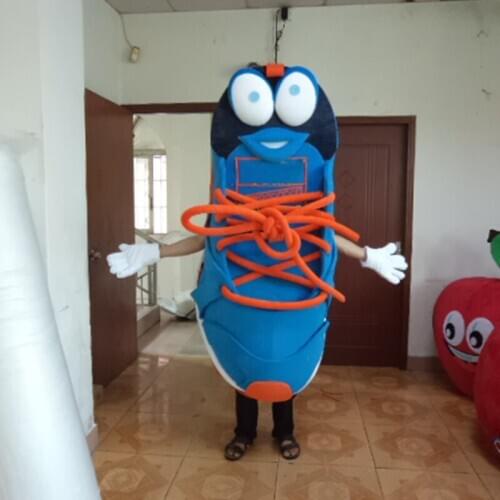 Hot sale high quality adult shoes mascot costume free shipping