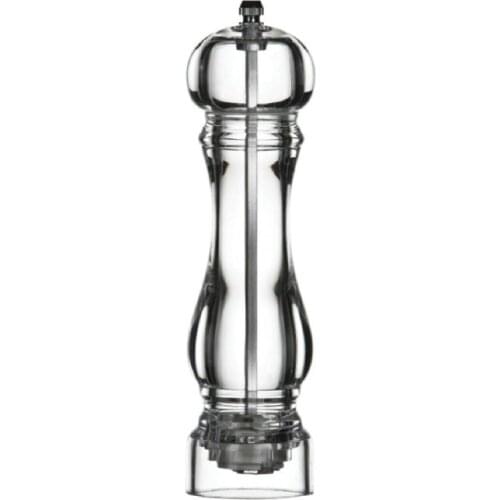 Salt and Pepper Grinder Kitchen Supplies Clear Acrylic Salt Grinders and Pepper Mill Shaker