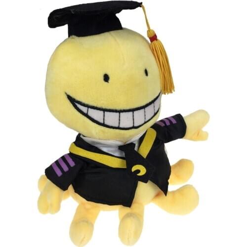 Cute Octopus Korosensei Koro Sensei Teacher Plush Stuffed Toys Cartoon Animals Dolls Graduate Kids Gifts Assassination Classroom
