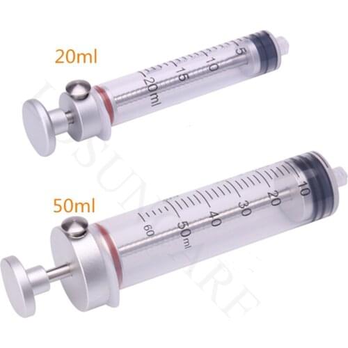 Autoclavable 20ml 50ml fat harvesting transplantation fat Syringe liposuction aspirator kit