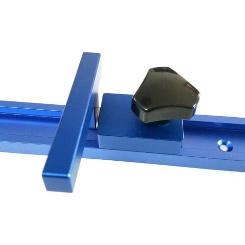 NEW Aluminium T-Slot T Track w/ Miter Track Stop 300-800mm Router Table Jig Fixture Slot T-Track Woodworking Tools for Wood