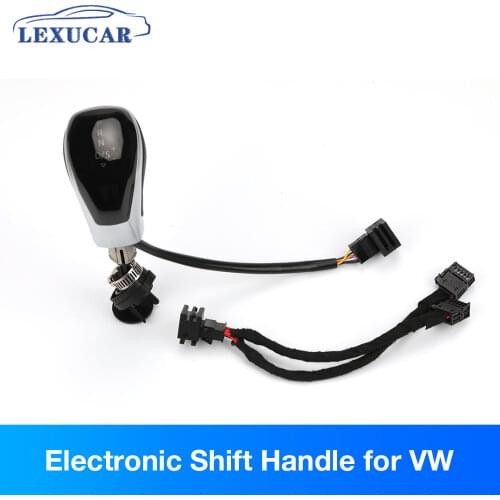 DSG LED Synchronous Electronic Display Gear Shift Knob Shift Lever Handball for VW Golf6 Jetta MK5 MK6 Tiguan Polo 1K0971992 OEM