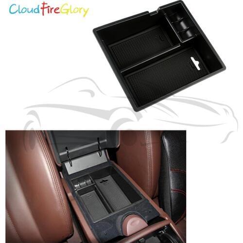 CloudFireGlory For Infiniti QX50 2013 2014 2015 2016 Armrest Storage Pallet Box Center Console Container