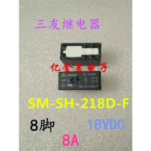 SM-SH-218D-F Relays 8-Pin 8A 18VDC SM-SS-218D
