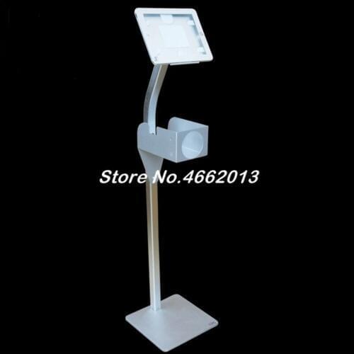 Shopping mall tablet self-service terminal kiosk for ipad 2/3/4/air security enclosure place printer , speaker can customized