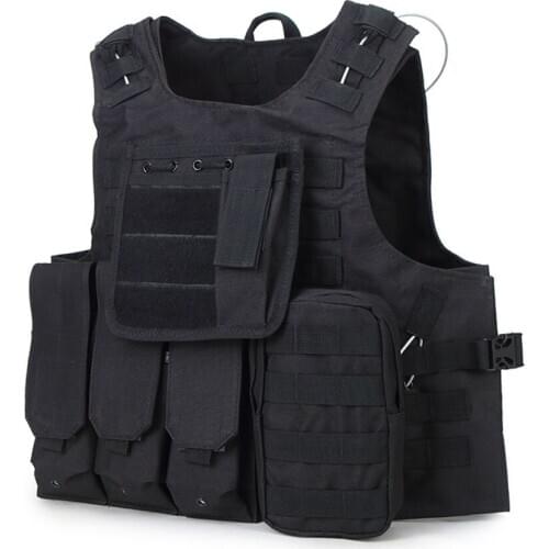 USMC Airsoft CS Military Tactical Vest Molle Combat Assault Plate Carrier Tactical Vest Outdoor Clothing Hunting Vest