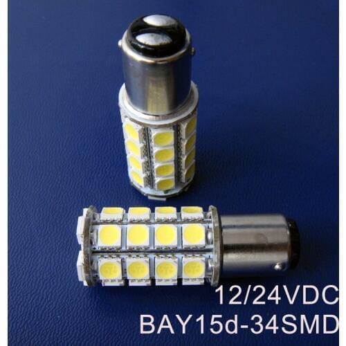 High quality 12V/24VDC 6W BAY15d BAZ15d PY21/5W P21/5W 1157 Truck Led Stoplight,Freight Car Led Bulbs free shipping 100pcs/lot