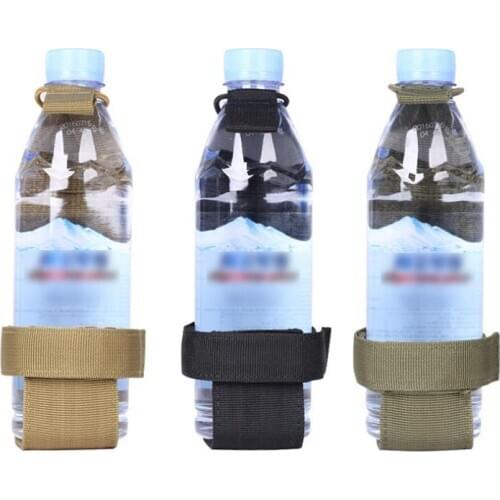 High Quality Minimalist Tactical Hiking Camping Climbing Molle Water Bottle Holder Belt Carrier Pouch Nylon Bag Travel Kits Gear