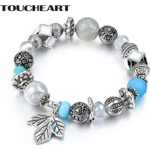 TOUCHEART Mens Stainless Steel Bracelet & Bangles Charms For Women Luxury Brand Jewelry Making Friendship Bracelets SBR180014
