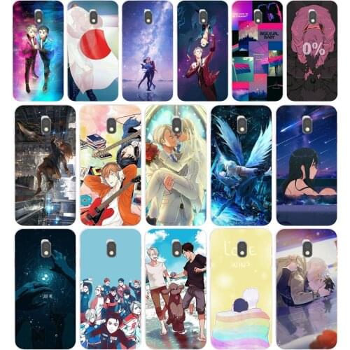 111AA Yuri On Ice gift Soft Silicone Tpu Cover phone Case for Samsung Galaxy J2 J4 Prime J6 Plus J7 2016 2017 case