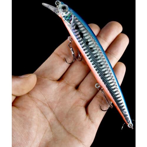 1PCS Minnow Fishing Lure Artificial Hard Bait Bionic 3D Eyes Wobbler Crankbait Bass Carp Pike Fishing Tackle 14cm 18g