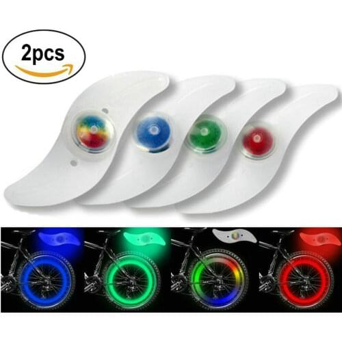 2Pack Wheel Spoke Lights Colour Changing LED - Bike Bicycle Wheel Light Bike Assessoires Bicycle Led Light Bicycle Led Light