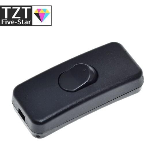 5pcs ON/OFF Inline Switch Black Inline Table Lamp Desk Light Cord Cable Switch 110-250V KCD1-112