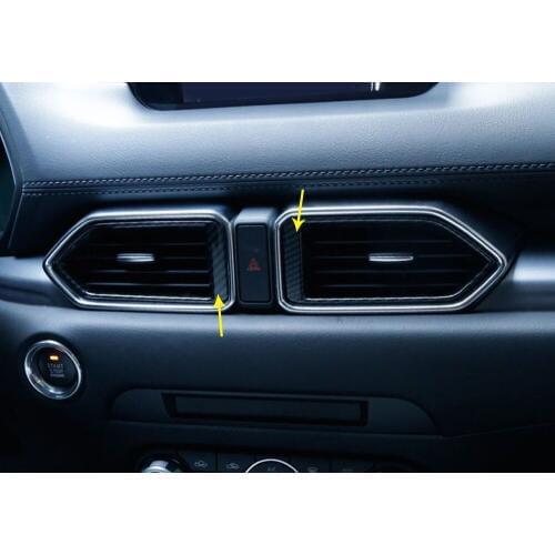 Car Switch Vent Outlet Middle Air Condition Panel Control Trim Frame Lamp For Mazda CX-5 CX5 2nd Gen 2017 2018 2019 2020