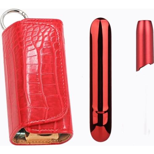 Crocodile Style Flip Bag for Iqos 3.0 Duo Case Side Cover Cap Double Book Wallet Leather Pouch Holder for Iqos 3 Accessories