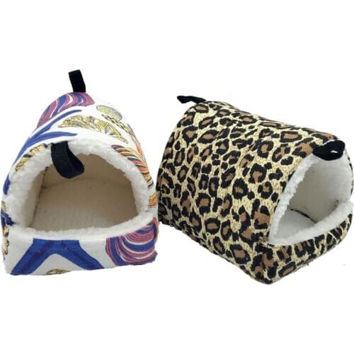 Cotton Small Pet Cage Warm Winter Small Pet Mini Cage Hanging Hammock Hamster Nest Bed House Rodent/Guinea Pig/Rat/Hedgehog