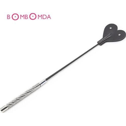 Adult Games Heart Shape Leather Flirt Clit Tickler Spanking Whip Fetish Role-play BDSM Slave Flogger Paddle Sex Toys For Couples