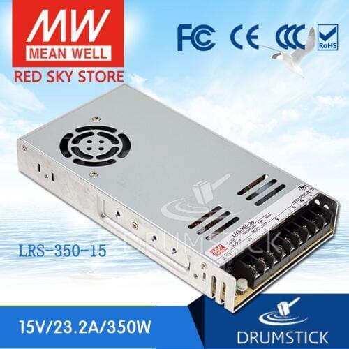 Steady MEAN WELL LRS-350-15 15V 23.2A meanwell LRS-350 15V 348W Single Output Switching Power Supply
