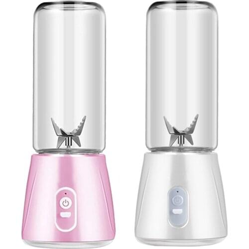 Mini Electric Fruit Juicer Portable USB Personal Milk Smoothie Maker Mixer Cup Machine Food Processor 320ML