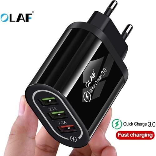 Olaf Quick Charger 3.0 4.0 USB Charger for iPhone XS X 8 Super Charger for Xiaomi mi 9 QC 3.0 4.0 Fast Charge Phone Chargers