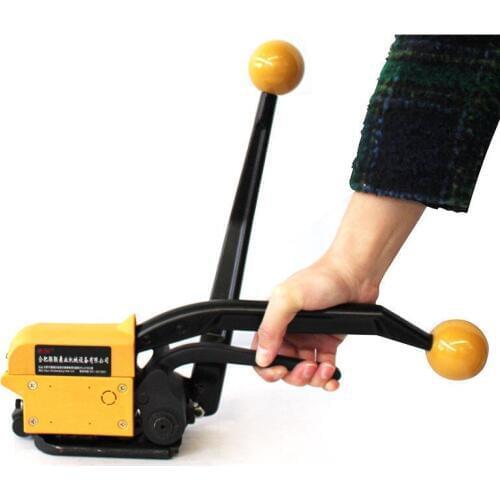 Portable A333 Manual Steel Strapping Combination Tool Bander For 1/2"-3/4" Strap Packing Tool Steel Strip Strapping Tool