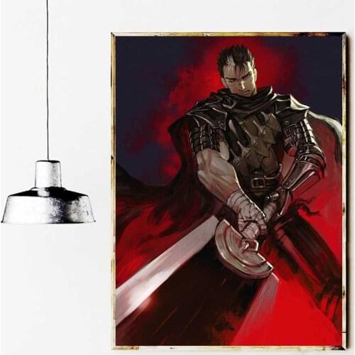 Berserk Poster Japan Anime Wall Art Posters and Prints Canvas Painting wall Picture for Living Room Home Decoration Paintings