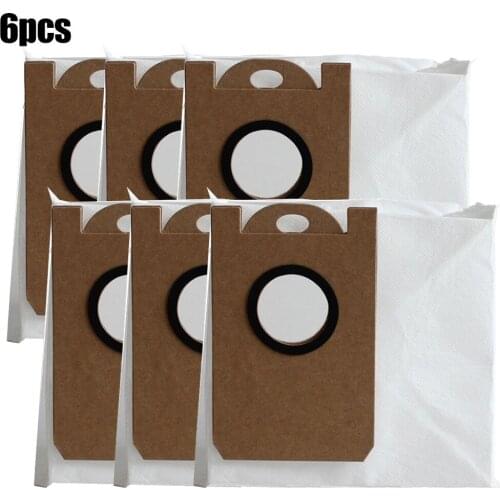 6pcs Dust Bag For NEATSVOR S600 Robot Vacuum Cleaner Large Capacity Parts Accessories Vacuum Cleaner Spare Parts Accessories