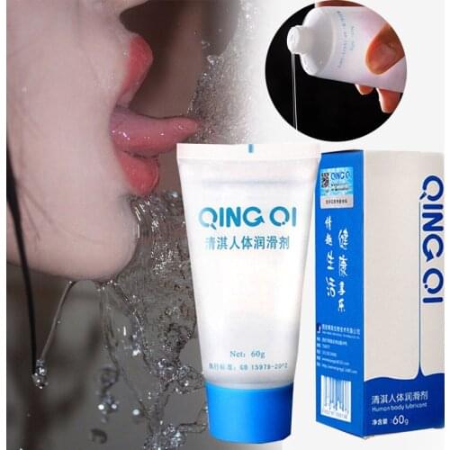 Sex Lubricant 60ml Lubricants Water-based transprant Human Body Sex Oil Vaginal Anal Gel Adults Sex Product Homosexual Lubricant