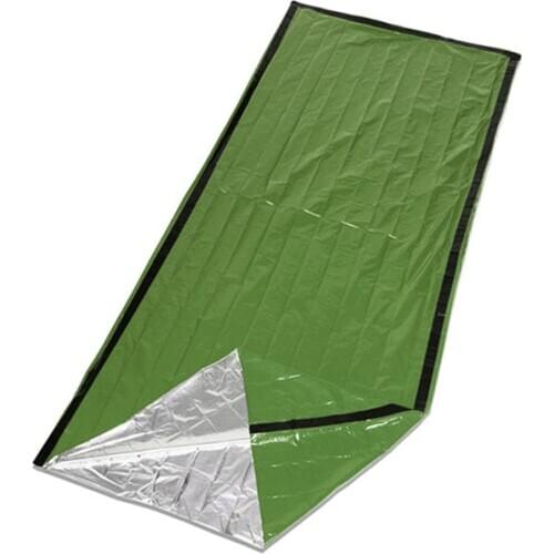 Waterproof Lightweight Thermal Emergency Sleeping Bag Sack - Survival Blanket Bags for Camping, Hiking, Outdoor, Activities