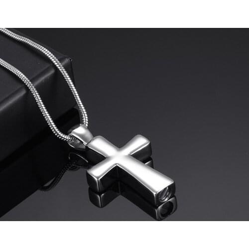 1/3/5 PCS/Lot Cross Cremation Jewelry For Pet/Human Ashes Memorial Urn With Shiny Polish Elegant Design