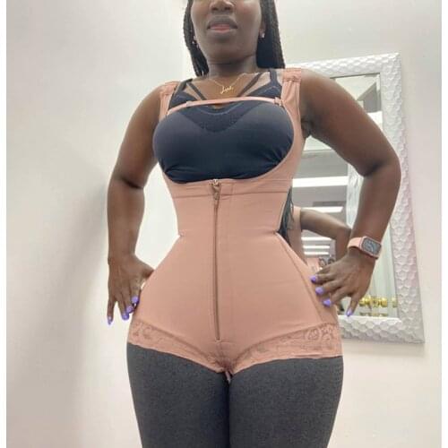 Women Double Compression Garment Adjustable Straps Hourglass Figure Fajas Colombianas Originales Skims BBL Post Op Surgery