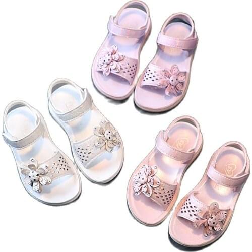 2021 New Princess Fashion Toddler Bow Little Girl Child Sandals Kids Summer Shoes For Baby Girl Beach Sandles 1 2 3 4 5 6 Years