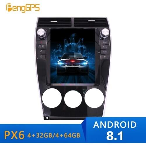 Android 8.1 Tesla Style Car Radio Vertical Screen for Mazda6 Mazda 6 2002-2008 GPS Navigation Recorder Multimedia stereo auto