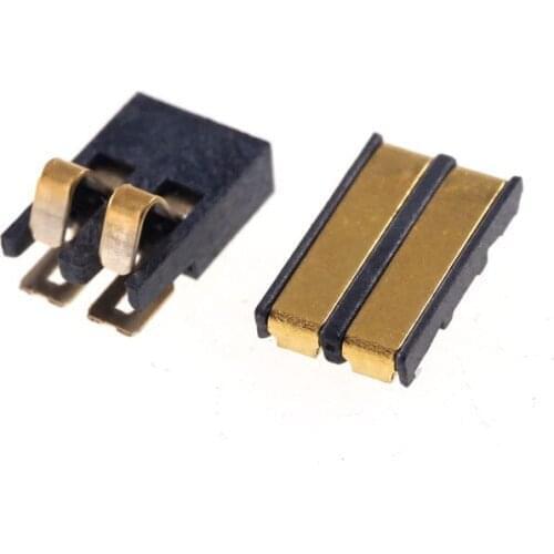 20 Pairs SMT Spring Battery Connector 2.0 MM Pitch 2 3 4 5 6 7 8 Pin Male Female Contact Power Charge Gold Plated 3U Low Profile