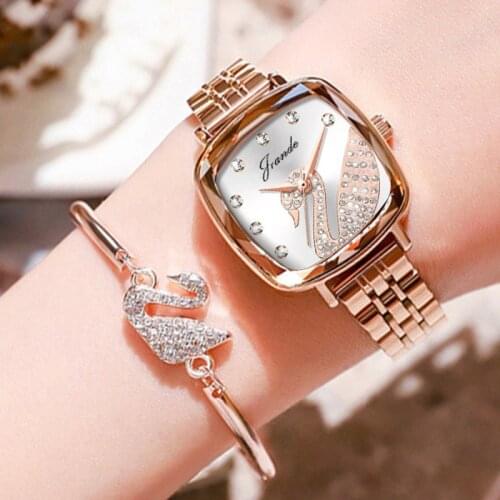 Diamond Quartz Top Brand Luxury Women Watch Dress High Quality Watch Waterproof Female Gift Relogio Feminino 2021 Hot