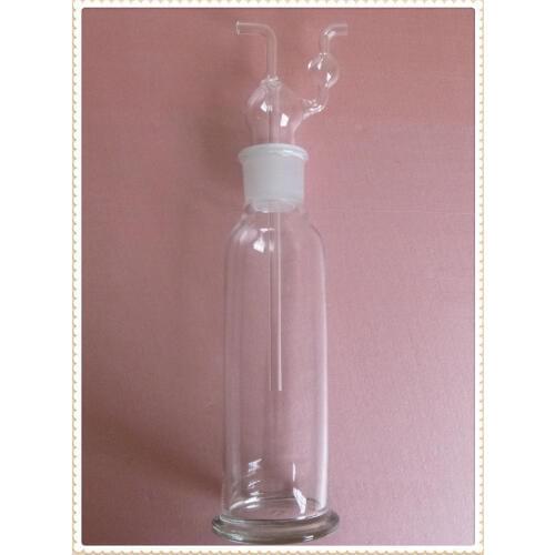 250ml Gas Washing bottle,Straight Tube,Chemistry Glass Labware