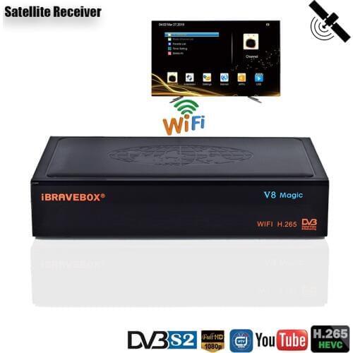 IBRAVEBOX V8 Magic Receptor Satellite Receiver DVB S2 Tuner Satellite TV Receiver Scart Italy/Germany/Spain HD Digital TV Box