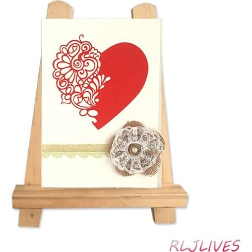 RLJLIVES Heart Metal Cutting Dies Stencils for DIY Scrapbooking Stamp/photo album Decorative Embossing DIY Paper Cards