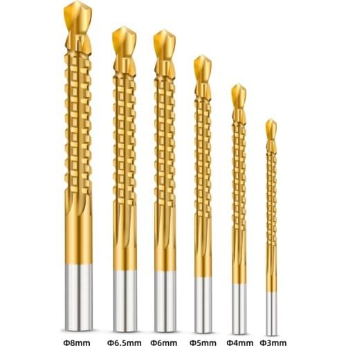 Multifunctional high-speed hacksaw drill with one twist drill and metal rotary head woodworking electric drill bit for punching