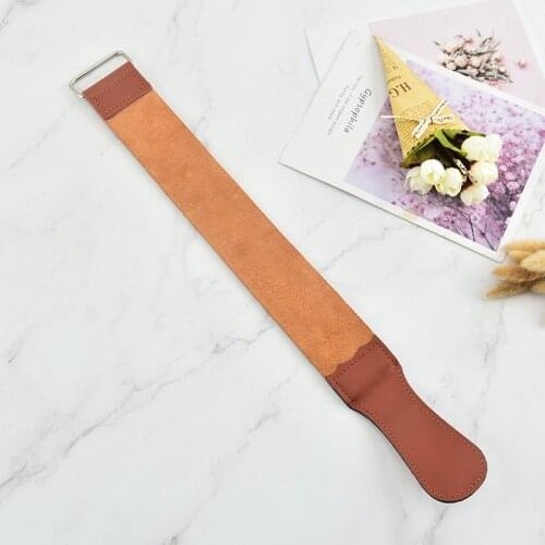 Genuine Leather Polishing sharpening Strap Barber Straight Razor Shave Sharpening Sharpener Folding Knife Knives Sharpening Belt