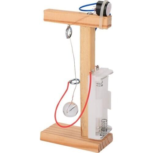 Science technology, invention of self-made seismic alarm manual scientific experimental equipment for students