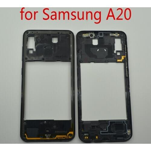 New Middle Frame For Samsung Galaxy A20 A205 A205F A205FN A205GN Original Phone Housing Center Chassis Case With Buttons + Tools