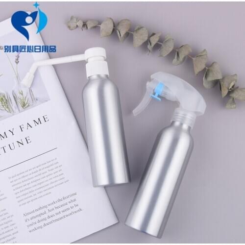 New! 5pcs/lot 30ml-500ml Aluminum Bottle with 24/410 Cleaning Hand Sprayer Plastic Mini Trigger for Personal Care Free Shipping