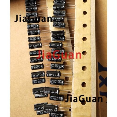 100PCS 50YXA10MEFC NEW RUBYCON YXA 50V10UF 5X11MM 105 degrees Aluminum electrolytic capacitors yxa 10UF 50V 10UF/50V