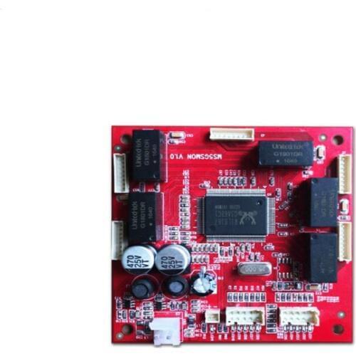 OEM/ODM 5 ports 10/100/1000M gigabit ethernet switchMini size 78*78mm Gigabit Unmanaged 5 rj45 ports industrial switch module