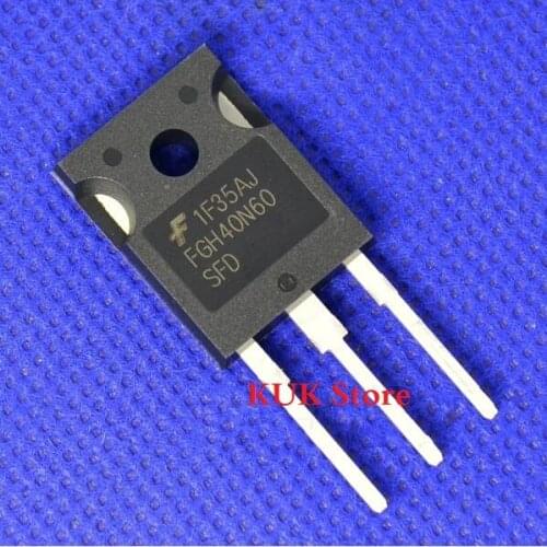 Original 100% NEW FGH40N60SFD FGH40N60 SFD FGH40N60SFDTU 600V 40A IGBT TO-247 10PCS/LOT