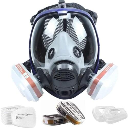 Full Face Respirator chemical respirator dust respirator full filter wide field full face mask welding spray paint insecticide