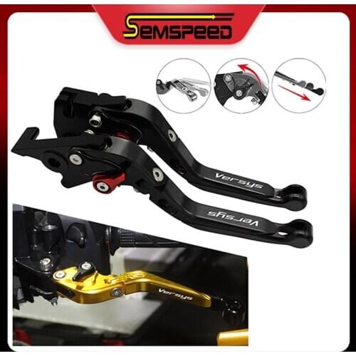SEMSPEED Folding Extendable CNC Motorcycle Brake and Clutch Levers For KAWASAKI VERSYS 1000 Versys1000 2015 2016 2017 2018 2019