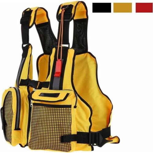 Adult Professional Swimming Life Jacket Adjustable Adult Kayak Rafting Canoe Boating Swimming Buoyancy Life Jacket Vest