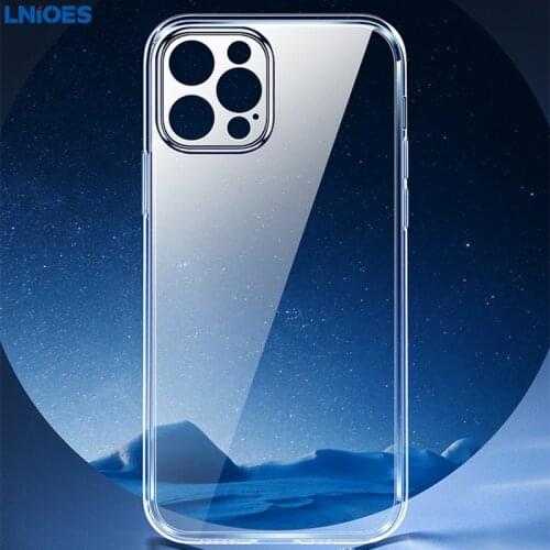 For iPhone 12 Glass Case for iPhone 11 12 Pro Precise Hole Tempered Glass Transparent Shockproof for iPhone 11 12 Pro Max Case